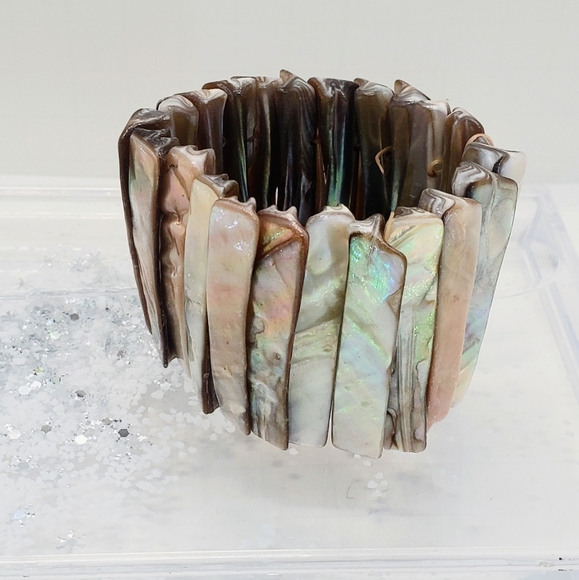 NECKLACE-LOT of Abalone MOP Shell Set - Picture 2 of 4